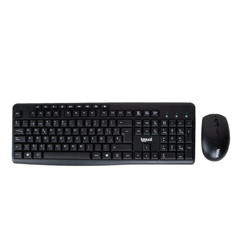 Iggual Kit Teclado Raton Inalambrico Wmk Basic